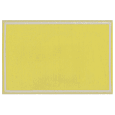 Beliani Venkovní koberec 120 x 180 cm žlutý ETAWAH