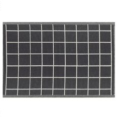 Beliani Venkovní koberec 120 x 180 cm černobílý RAMPUR