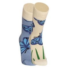 Dedoles Veselé bambusové ponožky Motýl modrásek (D-U-SC-RS-C-B-1554) - velikost M