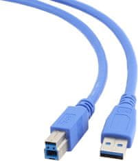 Gembird CABLEXPERT kabel USB A-B 3m 3.0, modrá