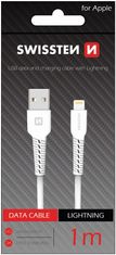 SWISSTEN datový kabel USB/Lightning, 1m, bílá