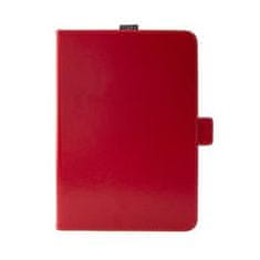 FIXED Pouzdro / obal na tablety 10,1" se stojánkem a kapsou pro stylus, PU kůže - červené FIXED Novel