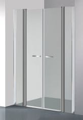 Arttec Dvoukřídlé sprchové dveře do niky COMFORT F 2 čiré sklo 108 - 113 x 195 cm
