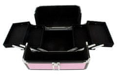 APT Rozkládací kufřík 25 x 17 x 17 cm - světle růžový