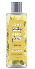 UNILEVER Love Beauty And Planet, Sprchový gel pro suchou pokožku, květ ylang-ylang, 400 ml