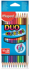 Maped Colorpeps Duo 12 barevných tužek = 24 barev