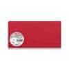 Barevná dopisní karta 106 x 213 mm do DL obálek, 25 ks, červená, DL
