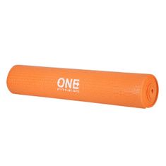 ONE Fitness podložka pro jógu YM02, oranžová