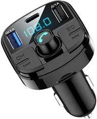 HADEX FM modulátor (transmitter), bluetooth, přehrávač MP3, nabíječka BT29