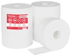 Primasoft Jumbo toaletní papír 280 mm, 2 vrstvy, celulóza, návin 260 m - 6 ks