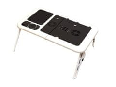 commshop Multifunkční stolek pod notebook s chladící podložkou