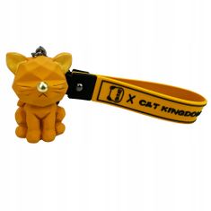 Pinets® Přívěsek na klíče oranžové kotě