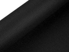 Kraftika 5m 8 černá vyšívací tkanina kanava 54 oček šíře 50 cm