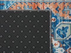 Beliani Koberec 70 x 200 cm modrý/oranžový RITAPURAM