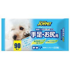 Japan Premium Vlhčené ubrousky pro základní péči o tlapky a oblast pod ocasem pro psy a kočky, 90 ks