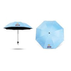 eCa PAR06 Skládací deštník 98 cm STAR světle modrý