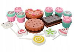 Lean-toys Pokladna stánek se sladkostmi Candy Shop 35 Elem