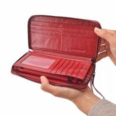 Carmelo červená dámská peněženka 2102 M CV