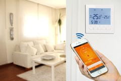 B-3 WiFi, programovatelný pokojový termostat pro spínání kotlů, ovladatelný na dálku pomocí aplikace Android nebo iOS