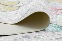 Dywany Łuszczów Dětský kusový koberec Bambino 1610 Butterflies cream 80x150