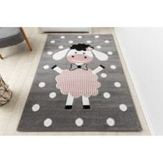 Dywany Łuszczów Dětský kusový koberec Petit Dolly sheep grey 120x170