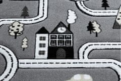 Dywany Łuszczów Dětský kusový koberec Petit Town streets grey 120x170