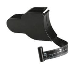 Northix Měřicí páska pro měření těla - Černá 