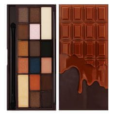 Makeup Revolution Chocolate Salted Caramel - paletka 16 nahých očních stínů