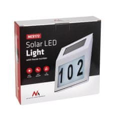 Maclean Solární lampa s číslem domu LED Energy MCE172