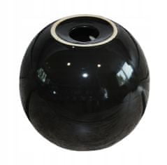 Polnix Dekorativní keramická koule 6 cm černá