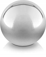 Polnix Dekorativní stříbrná keramická koule 15 cm