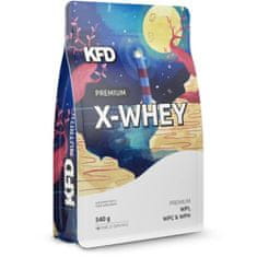 KFD NUTRITION WPI WPC & WPH Whey protein Premium X-Whey 540 g s příchutí cookies