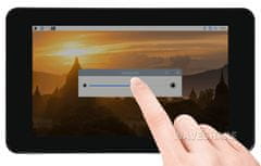 Waveshare 7" kapacitní LCD displej s rozlišením 1024 x 600 z tvrzeného skla