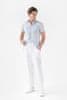 Pánské plátěné kalhoty TRUCKEE v bílé barvě Velikost: L