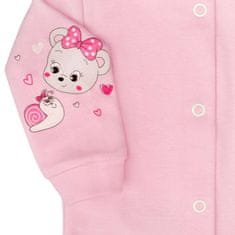 NEW BABY Nový dětský kabát myška růžový 74 (6-9m)