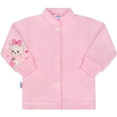 NEW BABY Nový dětský kabát myška růžový 74 (6-9m)
