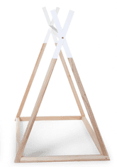 Childhome Postel Tipi stan konstrukce Natural White 70x140cm