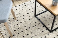 Dywany Łuszczów Kusový koberec Berber Syla B752 dots cream 80x150