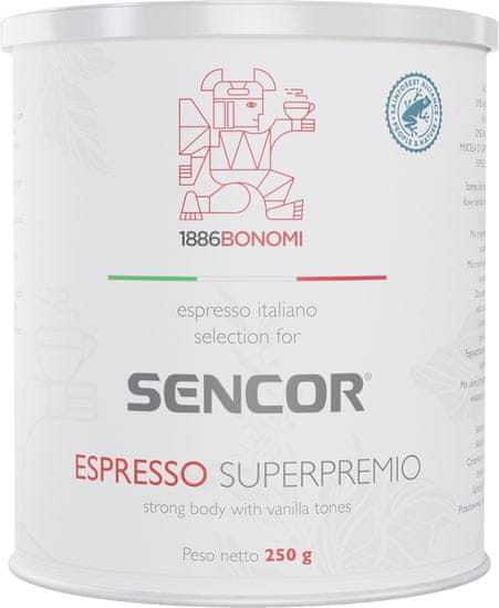 SENCOR zrnková káva SUPERPREMIO 250G