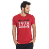 TOMMY LIFE Pánské červené tričko 298-TS-TL-85134.05X_325411 XS