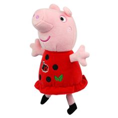 TM Toys PEPPA PIG Eco plyšová Peppa 20 cm šaty beruška