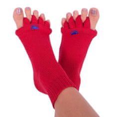 Pro nožky Happy Feet Adjustační ponožky Red, velikost M (39-42)