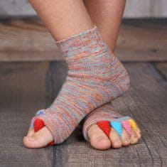 Happy Feet Adjustační ponožky Multicolor, velikost S (35-38)