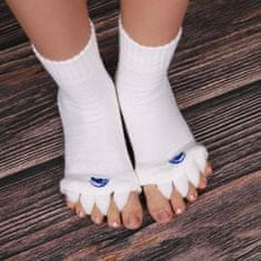 Pro nožky Happy Feet Adjustační ponožky Off White, velikost M (39-42)