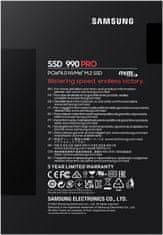 Samsung SSD 990 PRO, M.2 - 1TB (MZ-V9P1T0BW)