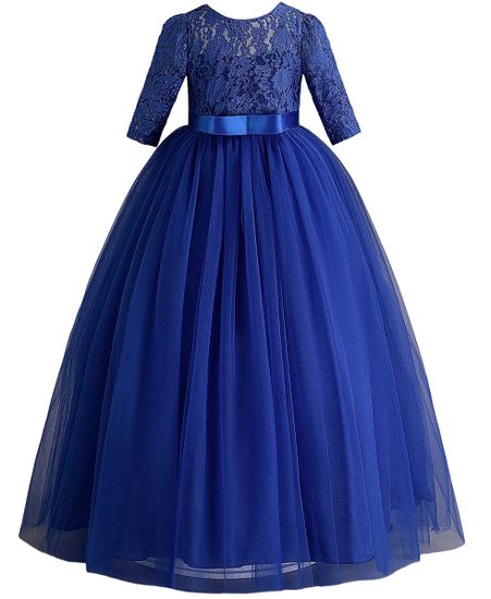 Princess Dívčí společenské šaty vel. 128 - Modré