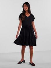 Pieces Dámské šaty PCNEORA Regular Fit 17125647 Black (Velikost XS)