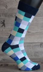 Happy Veselé ponožky Kárové barevné vel. 41- 46 III