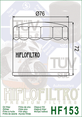 Hiflofiltro Olejový filtr HF153